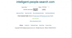 Intelligent People Search: An example of the old 'people search' engine